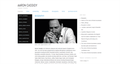 Desktop Screenshot of aaroncassidy.com